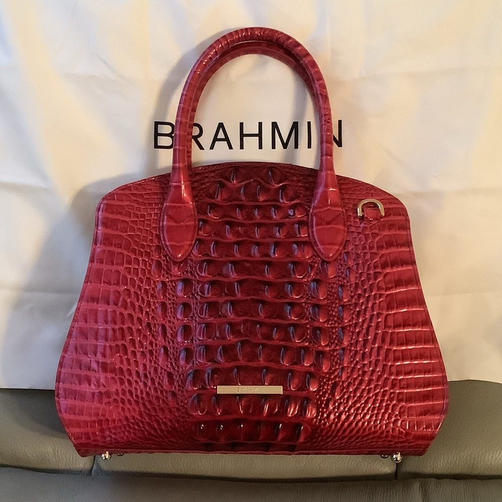Brahmin Rosetta Merlot Ombré Melbourne